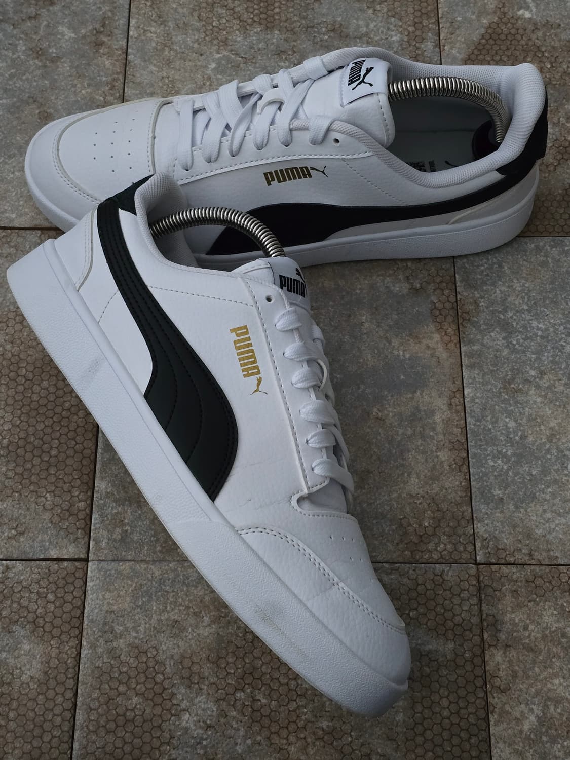 (280)푸마 셔틀 화이트 블랙 상품이미지6