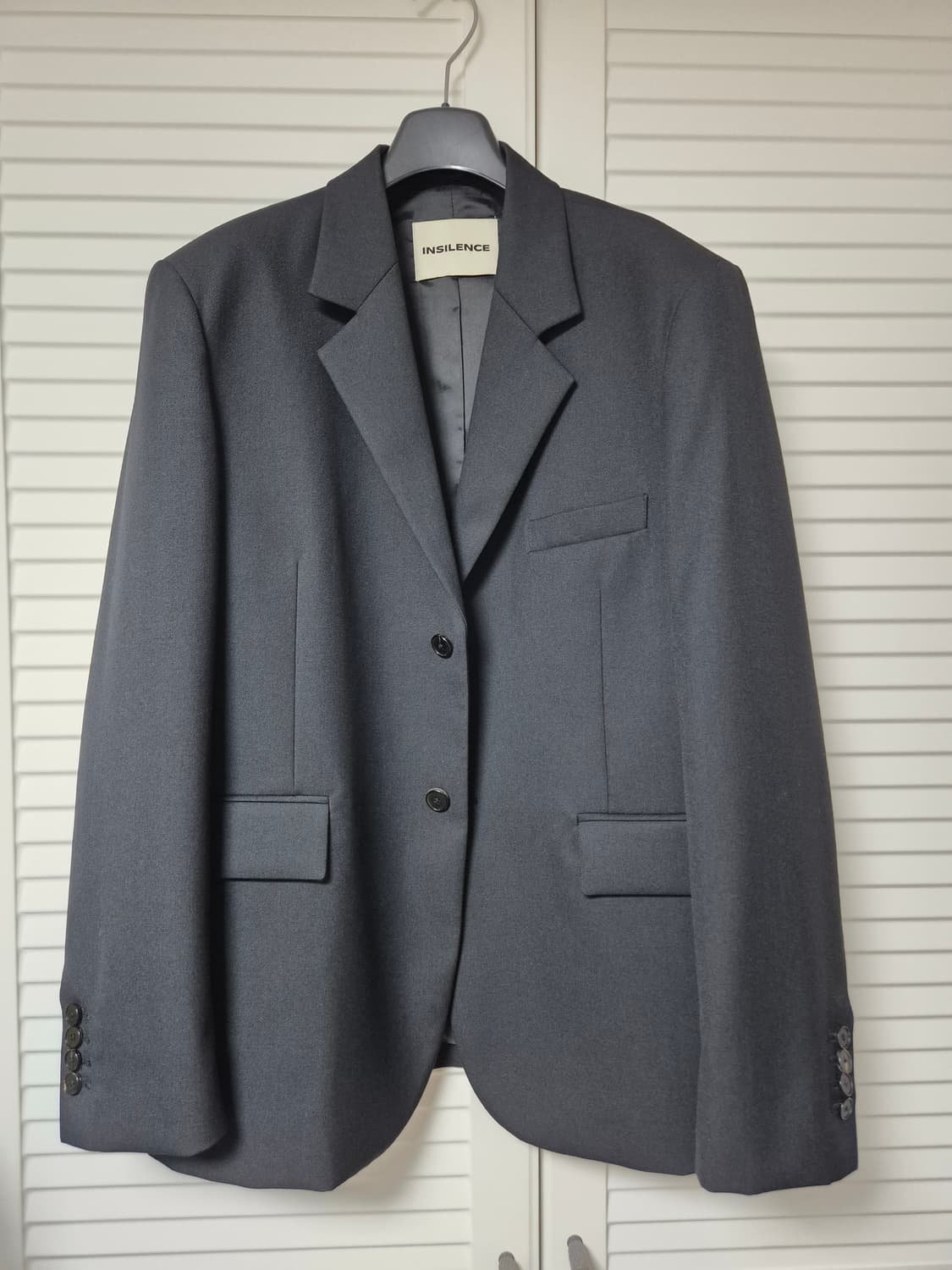 (L)인사일런스 오버사이즈 울 블레이저 상품이미지2