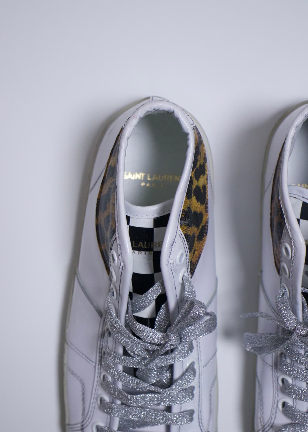 Saint Laurent Leopard high top sneakers 상품이미지3