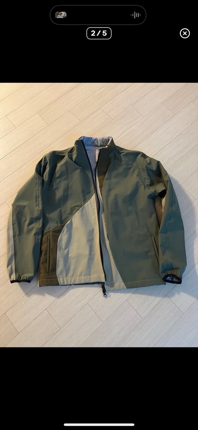 jeongli uniform work jacket green 2사이즈  상품이미지2