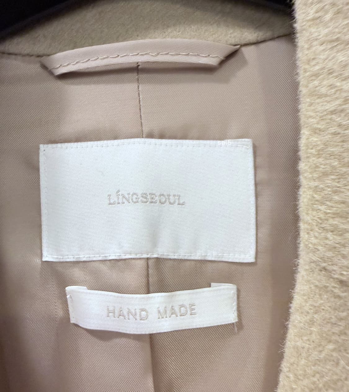 링서울 핸드메이드 벨티드 싱글 코트 상품이미지5