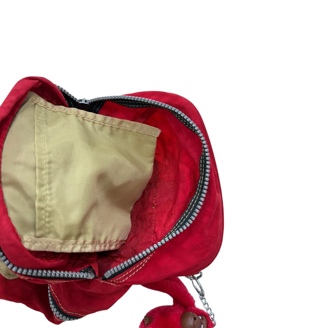 키플링 빈티지 Y2K 미니 레드 포켓 백팩 가방 상품이미지4