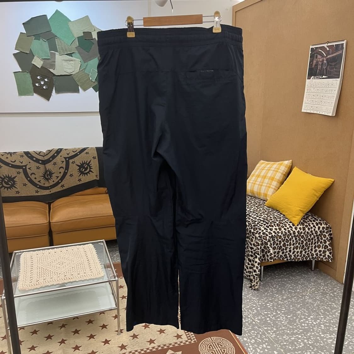 나이키 올드스쿨 레트로 배색 바람막이 트랙팬츠 L C10196 상품이미지4