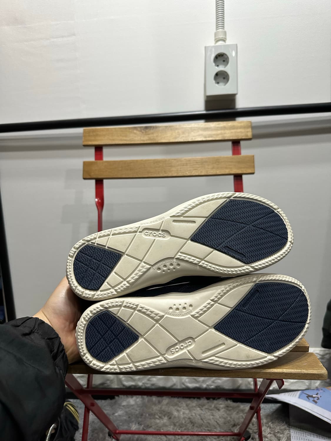 M8 265) 크록스 운동화 남성 남자 신발 왈루 네이비 상품이미지6