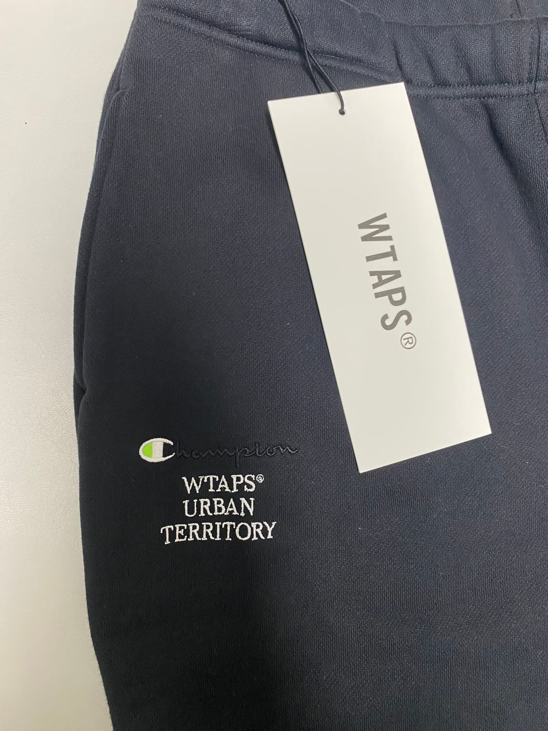 새상품 챔피온 x 더블탭스 아카데미 스웻팬츠 블랙 XL 상품이미지1