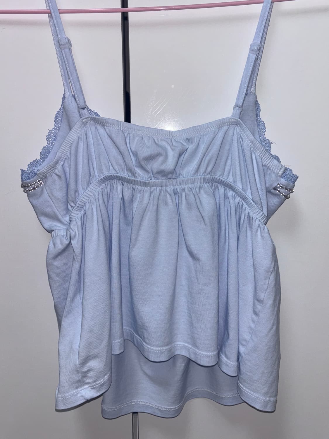새상품 Subdued sky blue spankle tank top  상품이미지2