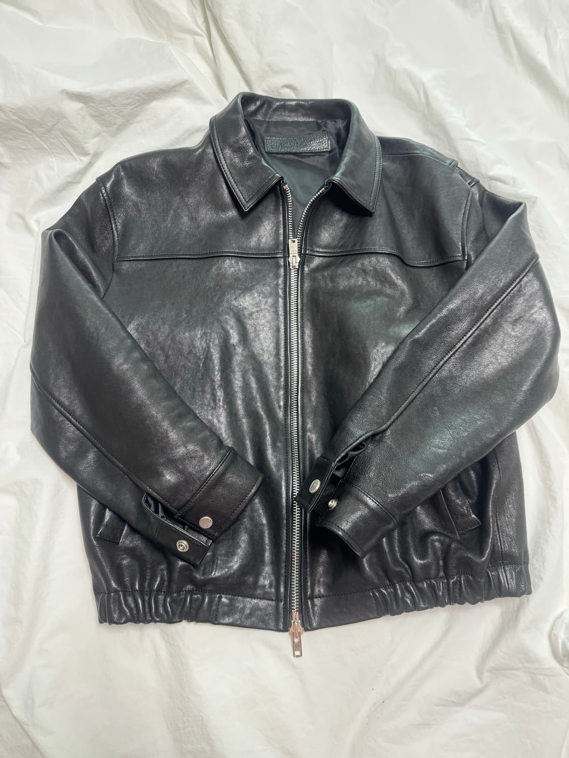 느와르 라르메스 세미오버핏 블루종 상품이미지1