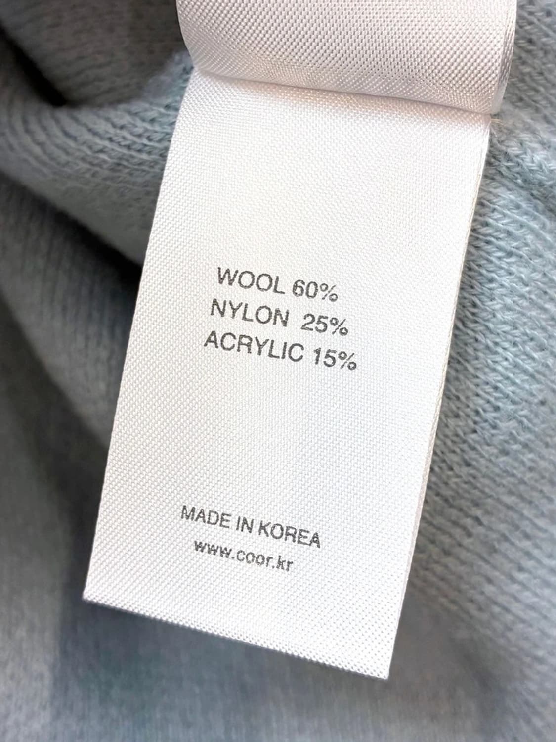 쿠어 Coor 탑필 울 라운드 니트 PN5266 상품이미지8