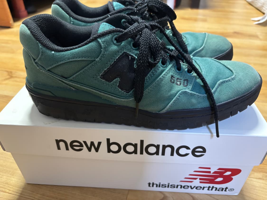 뉴발란스 x 디스이즈네버댓 550 그린 블랙 상품이미지1