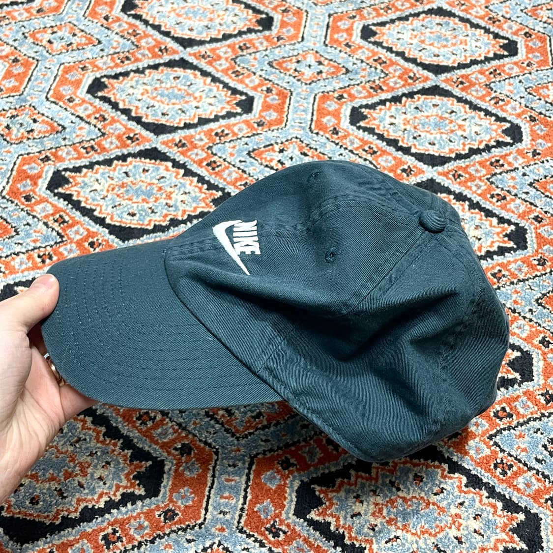 나이키 스펠로고 딥그린 볼캡 모자 FREE 상품이미지2