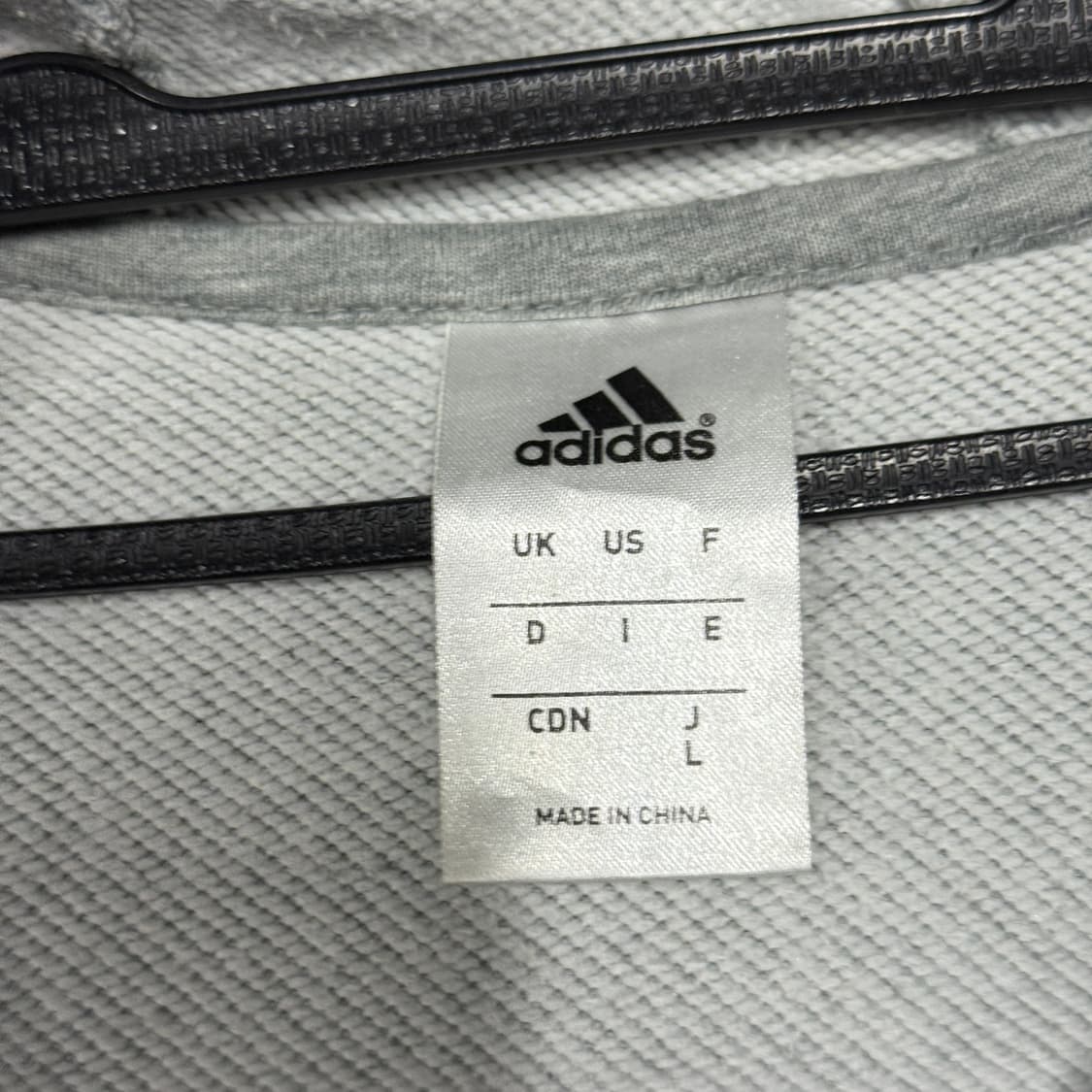 아디다스 00s 빅 프린팅 집업 후디 헤더 그레이 상품이미지6