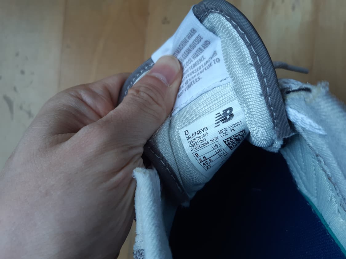 뉴발란스 574 그레이 스니커즈 상품이미지7