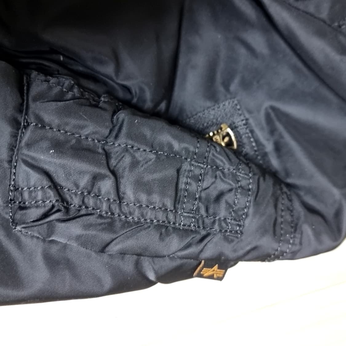 알파인더스트리 블랙 MA-1 항공 점퍼(100-105) 상품이미지4