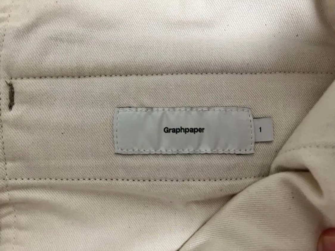 Graphpaper HARD TWILL TWO TUCK PANTS 1 상품이미지3