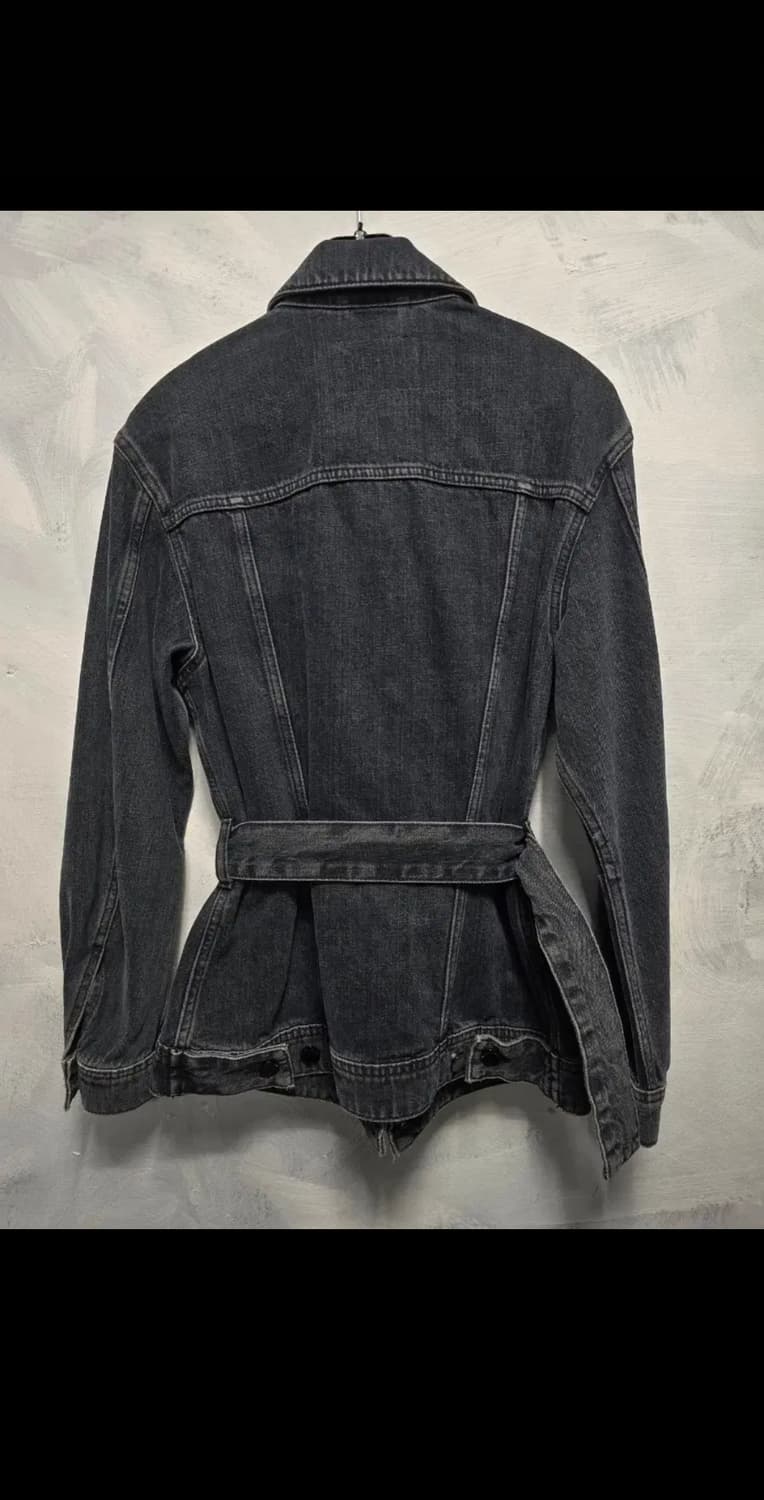 마시모 두띠 벨트 데님 블랙 자켓 S사이즈 상품이미지5