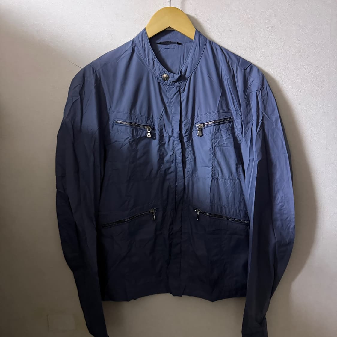 돌체앤가바나 플레이트 디테일 라이더 블루종 자켓 48(95) 상품이미지1