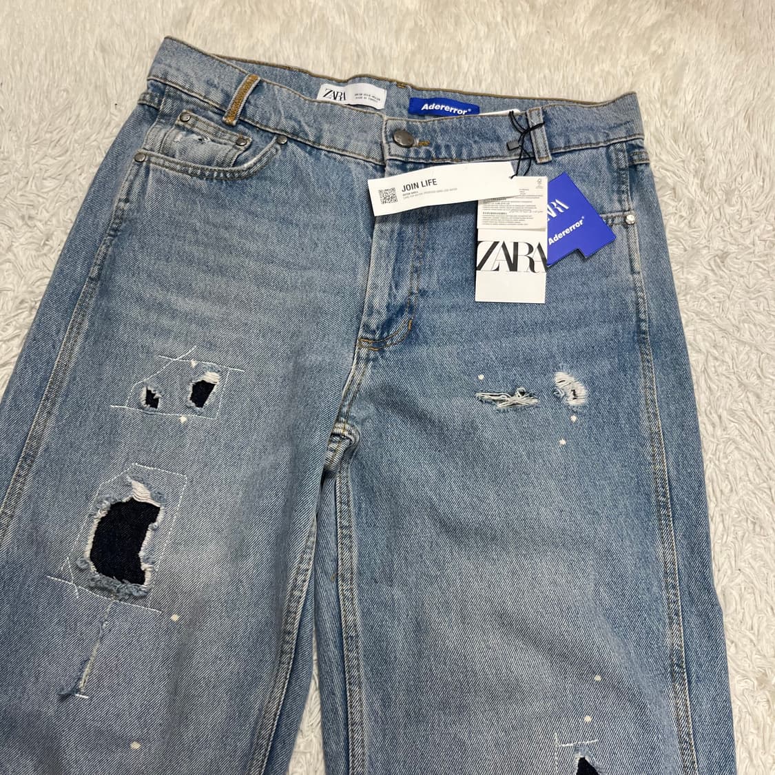 Zara × ADER ERROR patchwork denim pants  상품이미지5