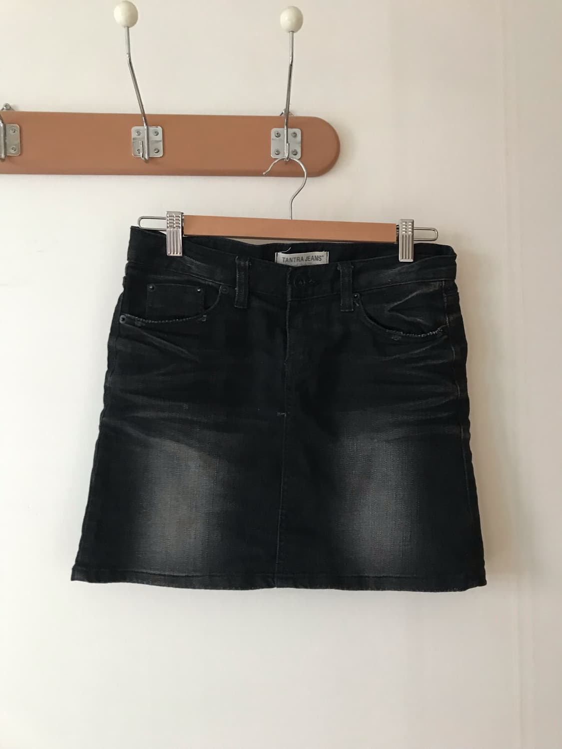 흑청 미니 스커트 상품이미지2