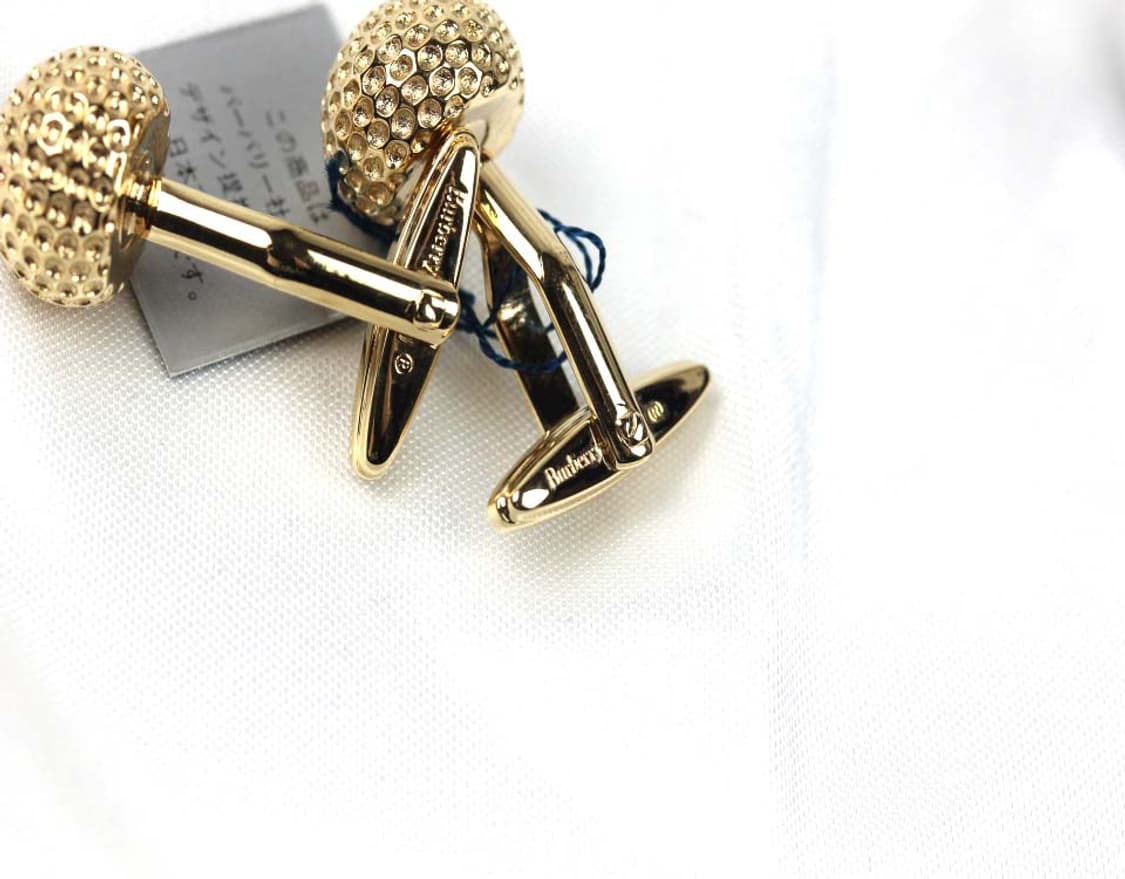 버버리 5.8cm S등급 골프 채 모티브 명품 넥타이핀 커프스 세트 상품이미지6