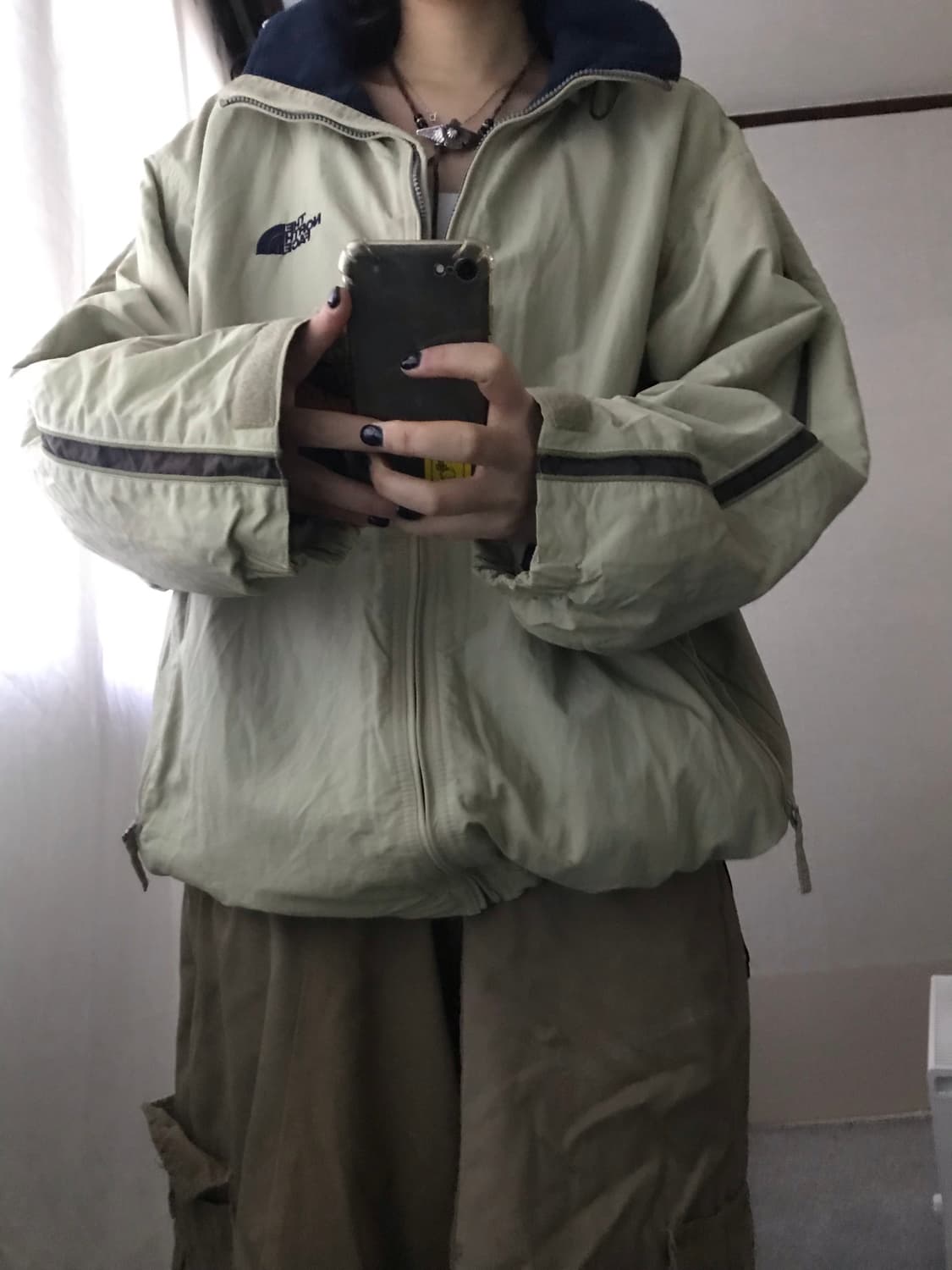 노페 베이지 후드 점퍼 상품이미지2