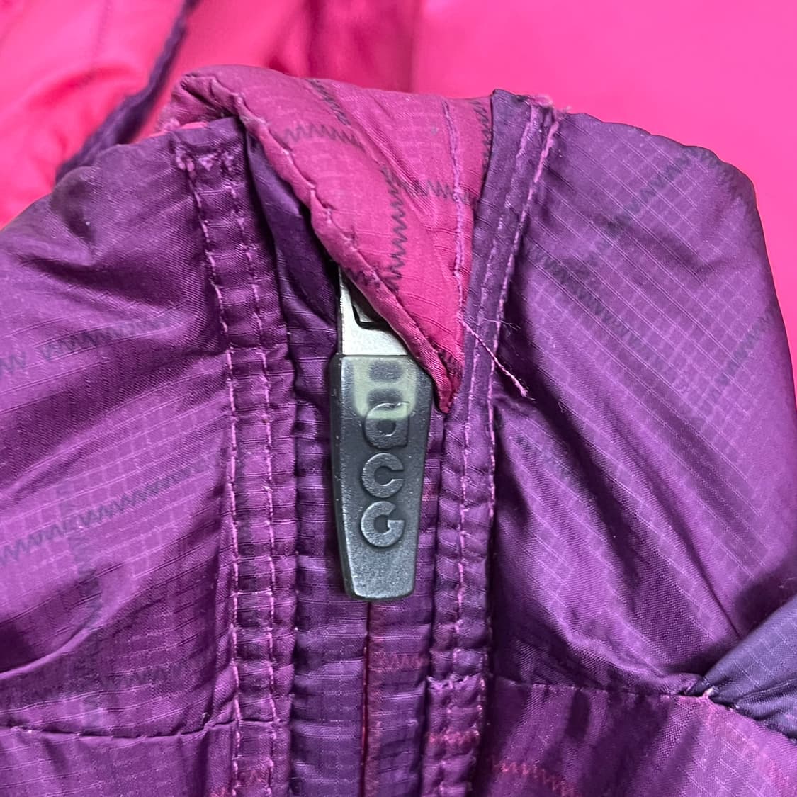 [정품/L] 나이키 acg 보라 핑크 배색 후드 패딩 점퍼 b16 상품이미지7