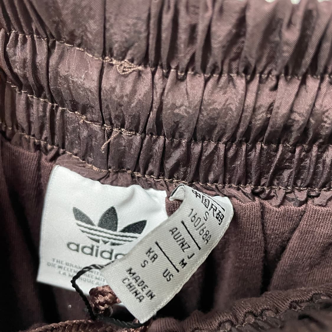 아디다스 브라운 트레이닝 조거 팬츠 S(W) 상품이미지6