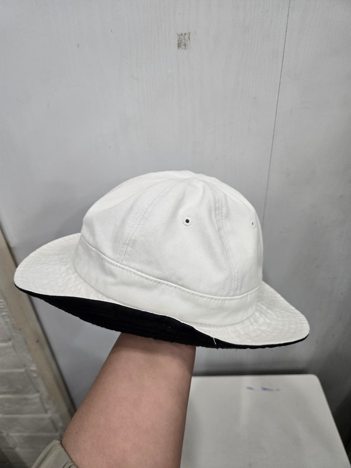 M사이즈)) THRASHER 트레셔 버킷햇 모자!~ 화이트 & 블랙 상품이미지3