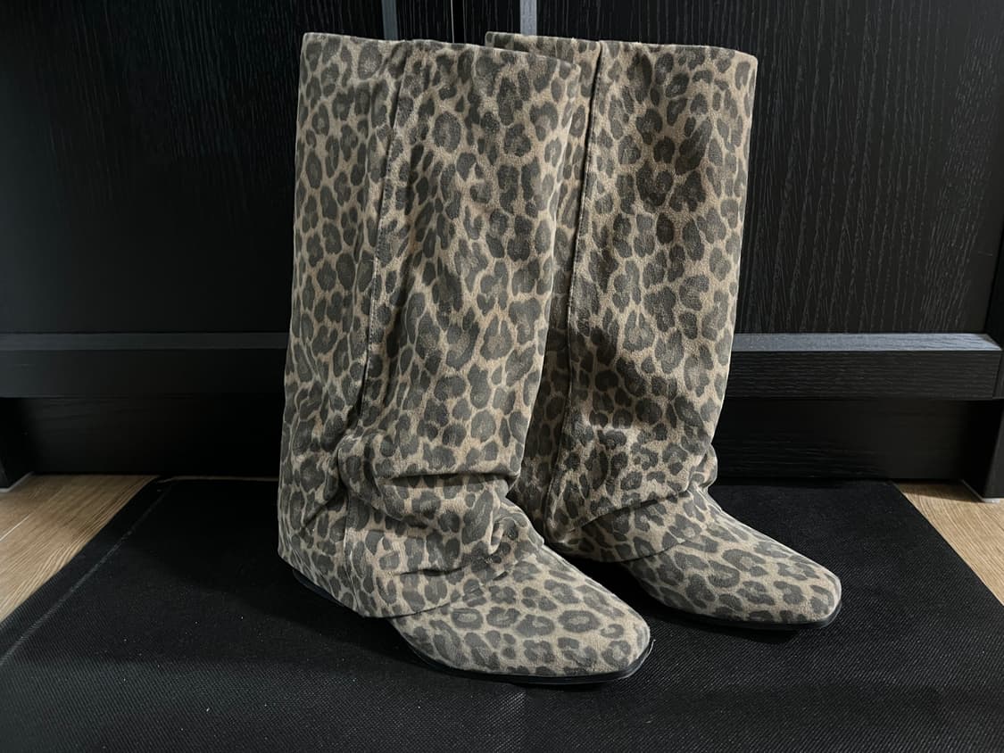threetoeighty 레오파드 부츠 235 상품이미지1