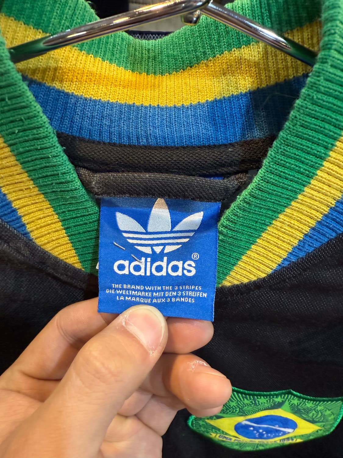 아디다스 파이어버드 브라질 트랙탑 져지 m 상품이미지5