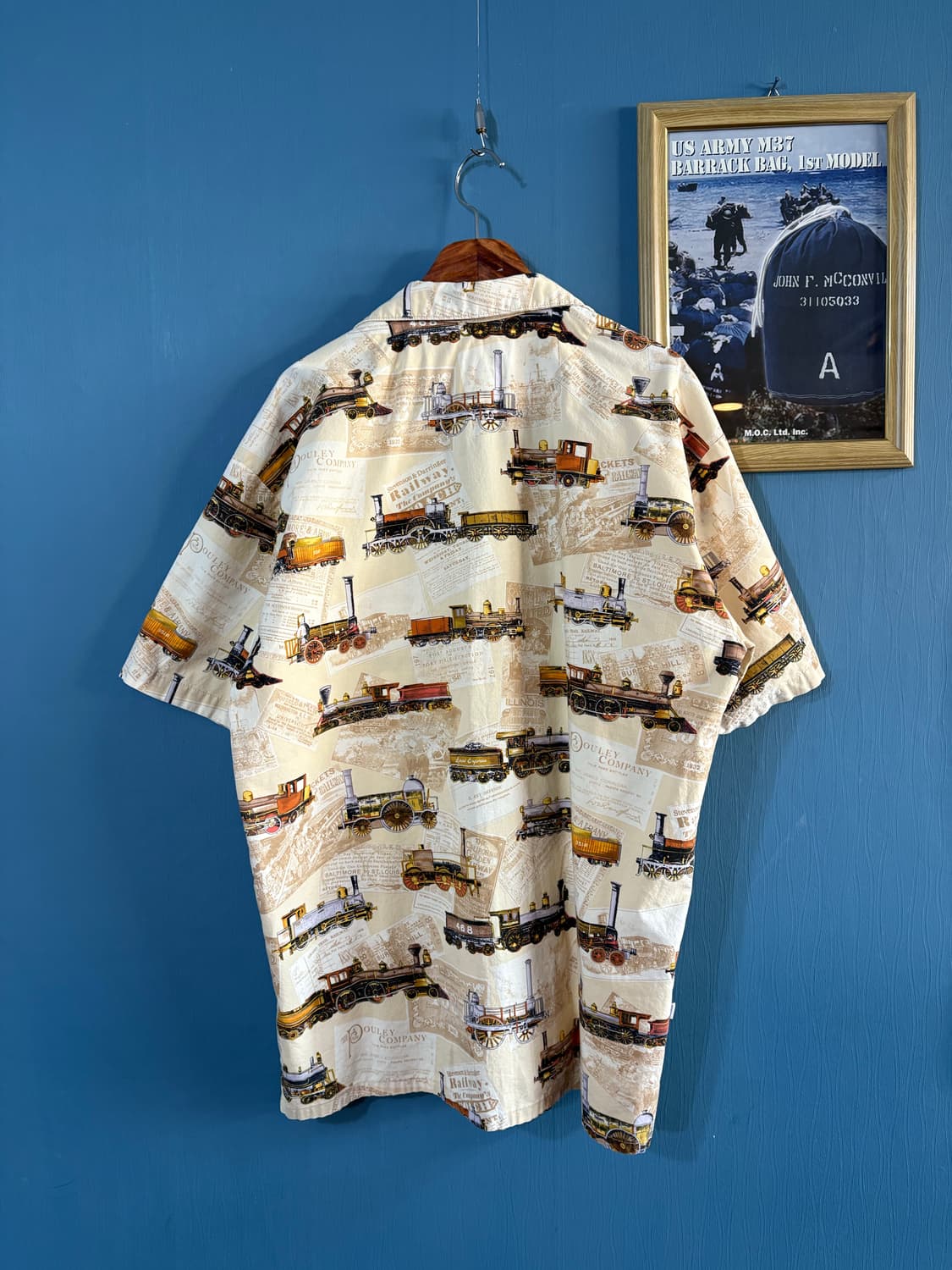 90s Vtg Max Boxxer Railway Shirt.  상품이미지9