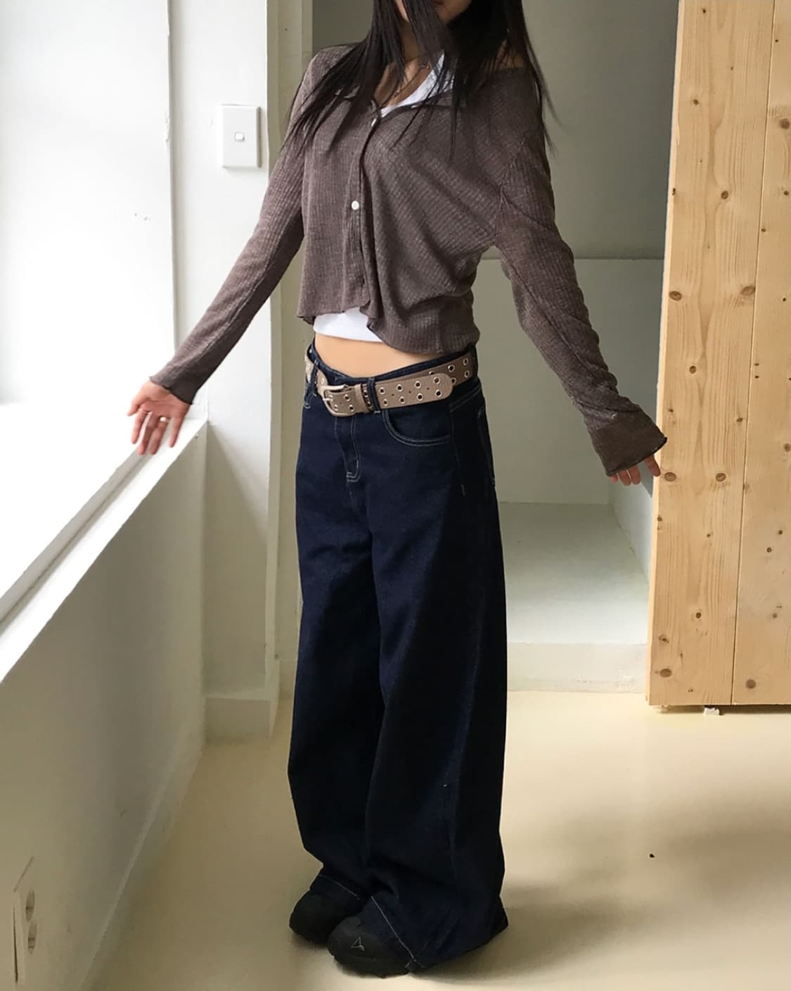 진청생지와이드팬츠 상품이미지1