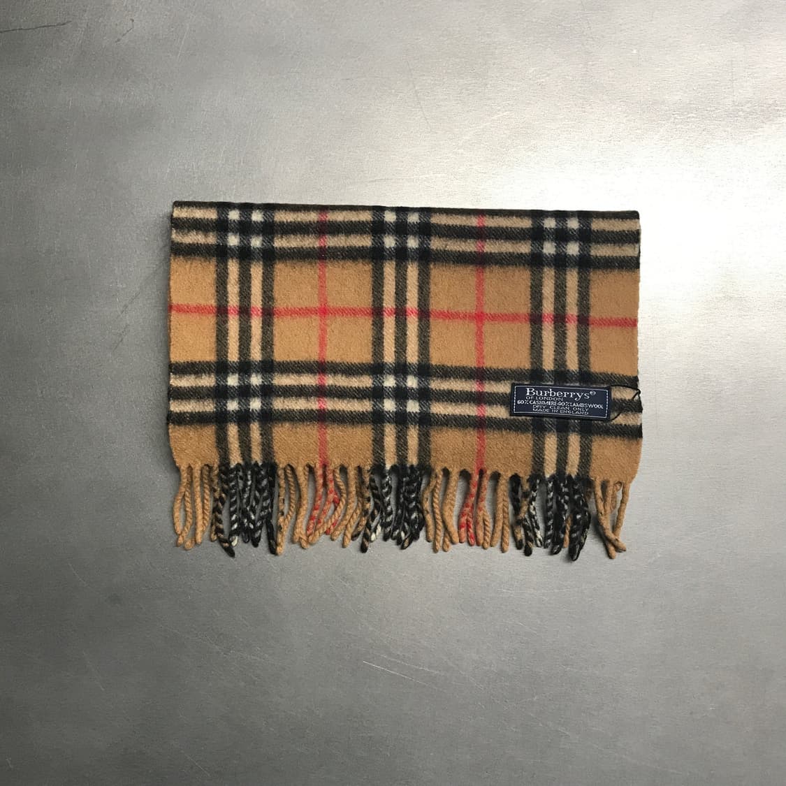 버버리 정품 캐시미어/램스울 머플러 베이지 상품이미지2