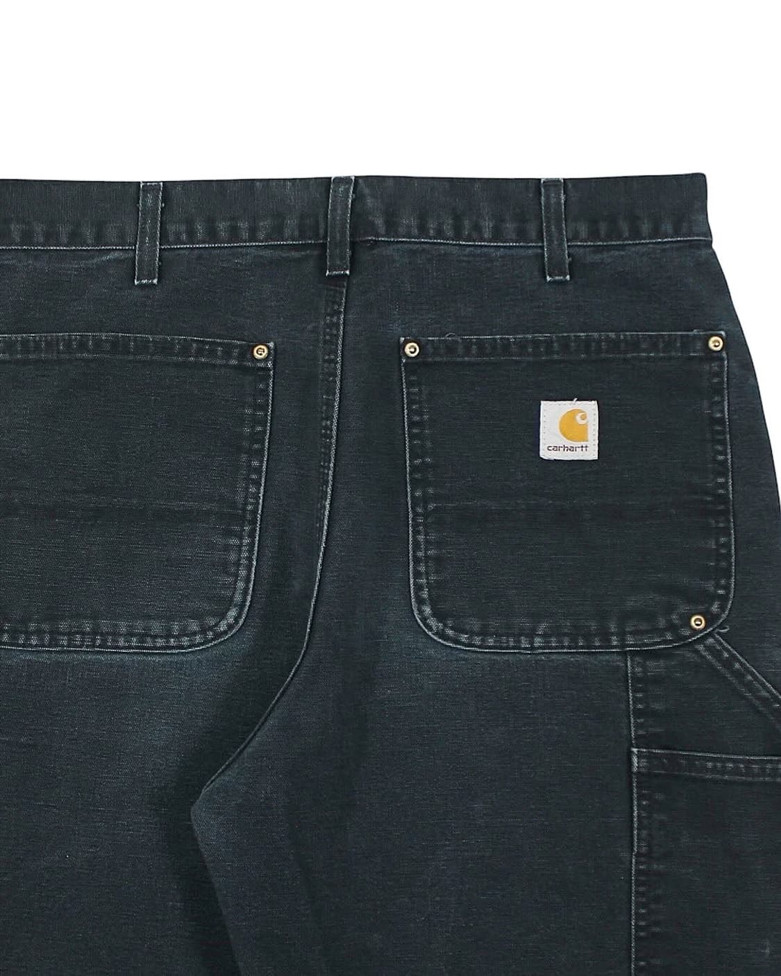 2005 칼하트 B01 BLK 블랙 더블니 카펜터 팬츠 빈티지 상품이미지3