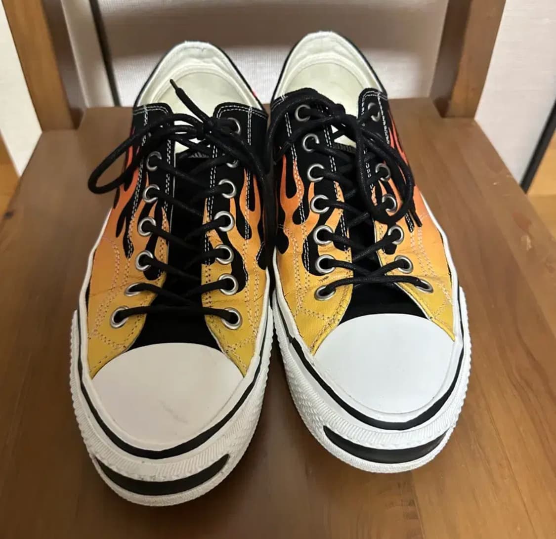 [44] 카미야 파이어 패턴 벌커나이즈드 스니커 상품이미지2