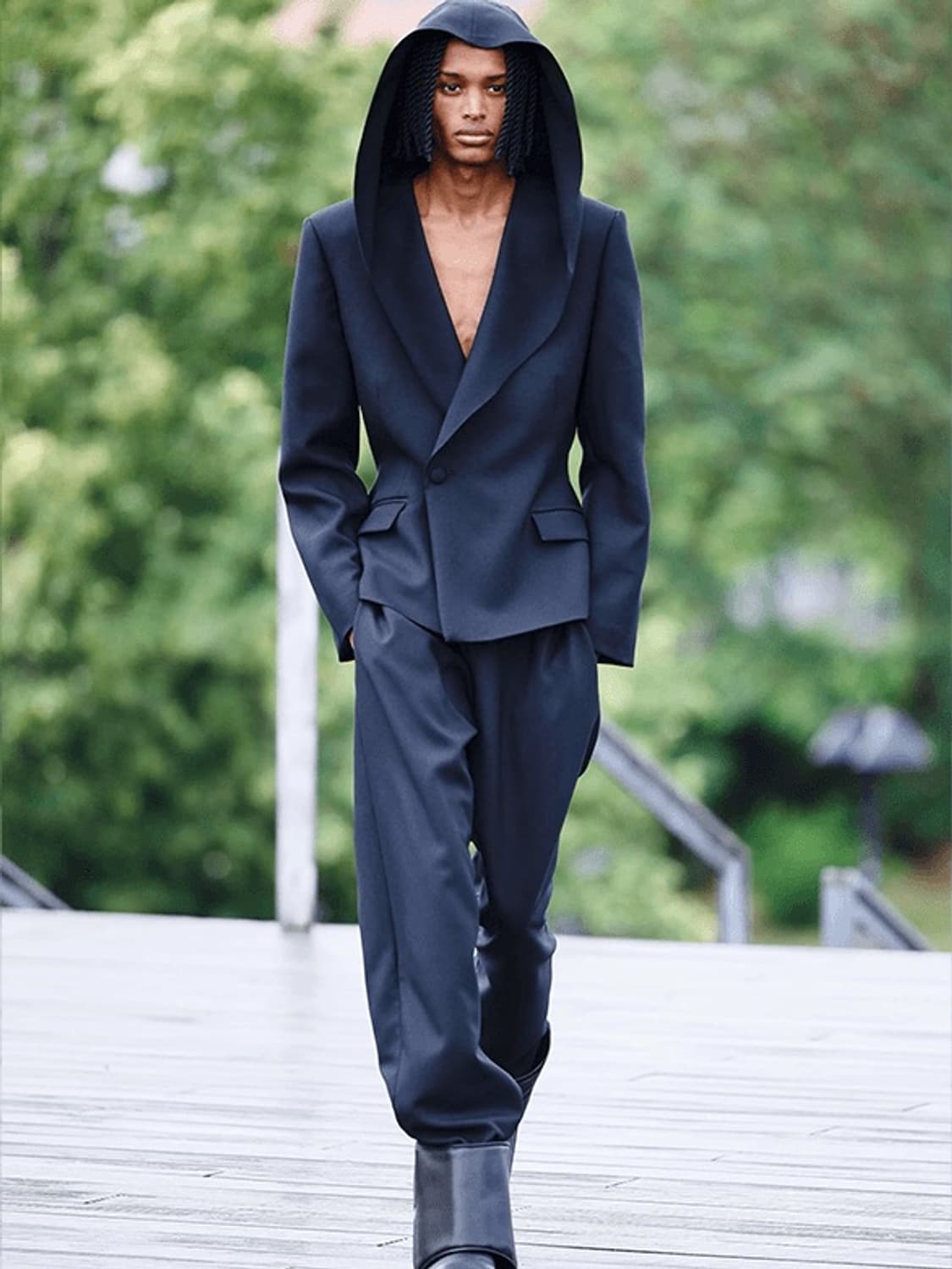 48)gmbh 후드 블레이저 상품이미지4