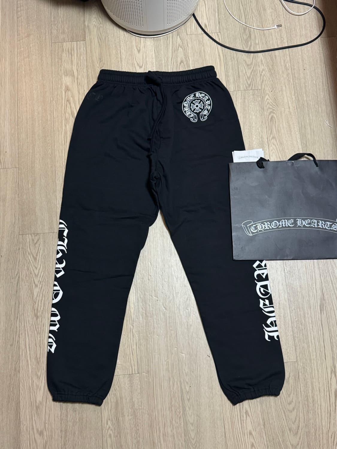 크롬하츠 홀스슈 로고 스웨트팬츠 상품이미지3