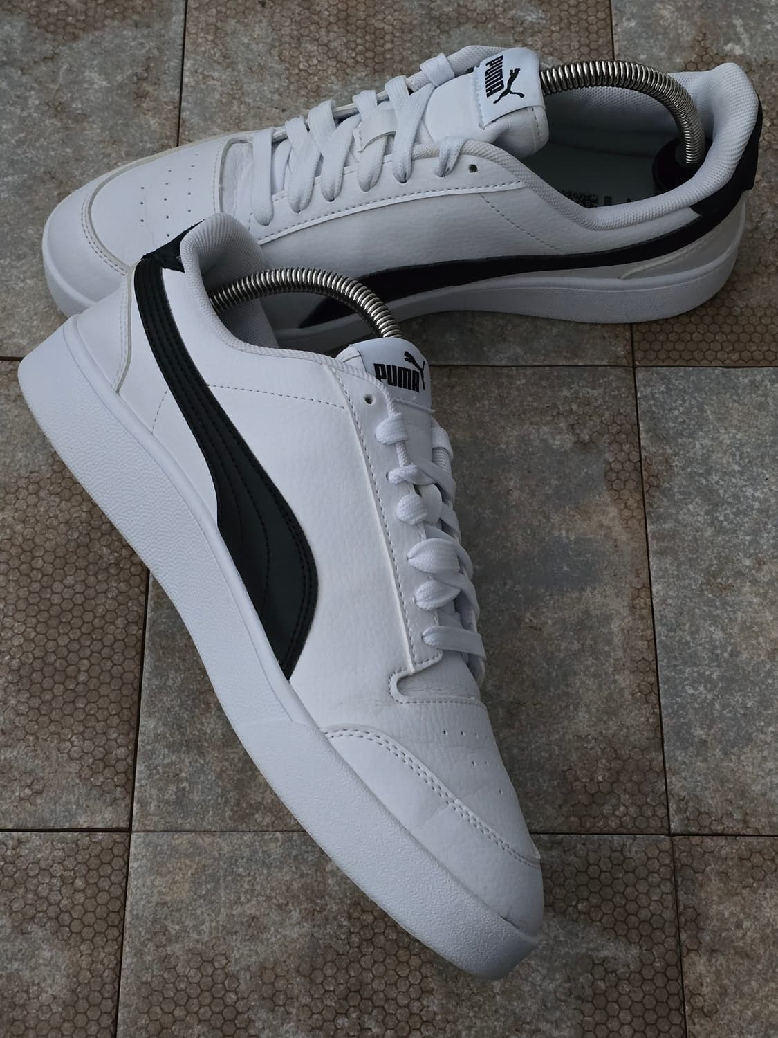 (280)푸마 셔틀 화이트 블랙 상품이미지4