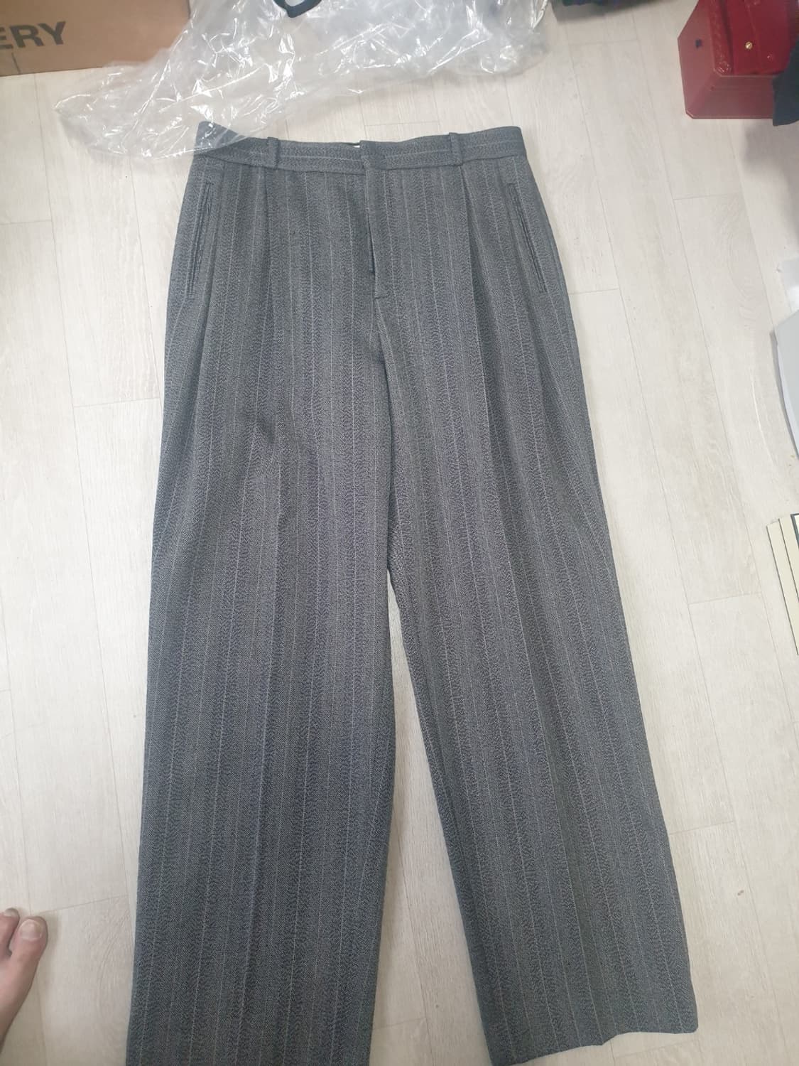 렉토 헤링본 팬츠 m 상품이미지1