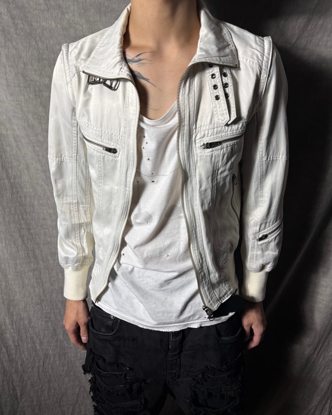 5351 POUR LES HOMMES  Biker Jacket 상품이미지2