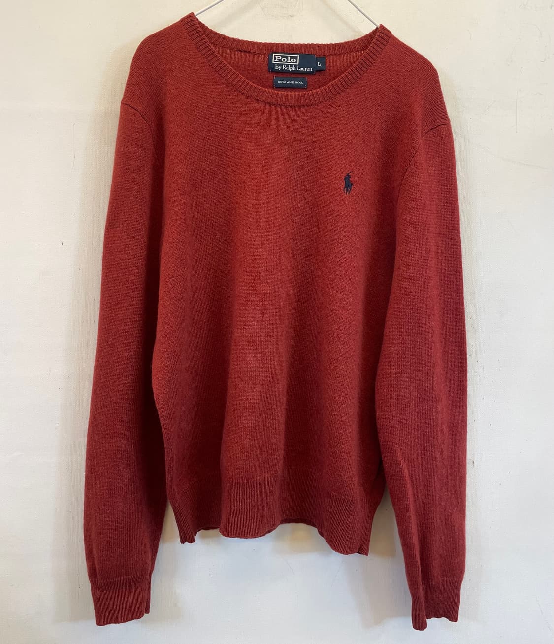 정품 폴로랄프로렌 램스울 니트 L (드라이완료) 램스울100% 폴로니트  상품이미지1