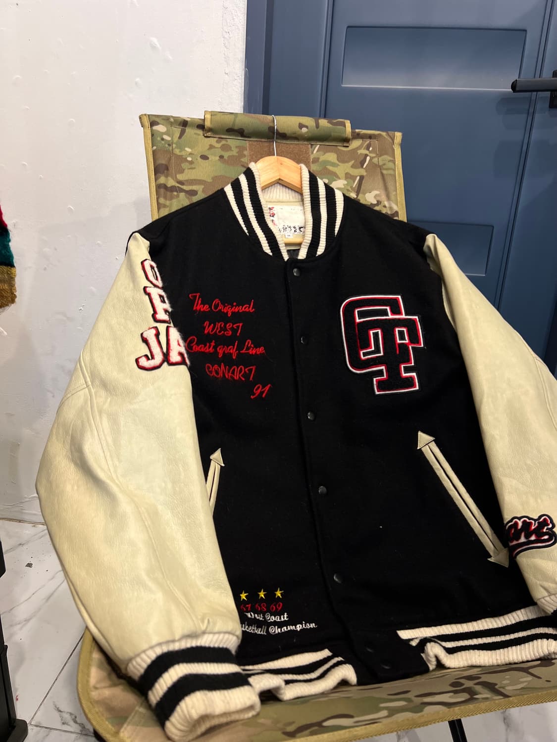 1990s CONART 빈티지바시티자켓 빈티지가죽자켓 상품이미지4