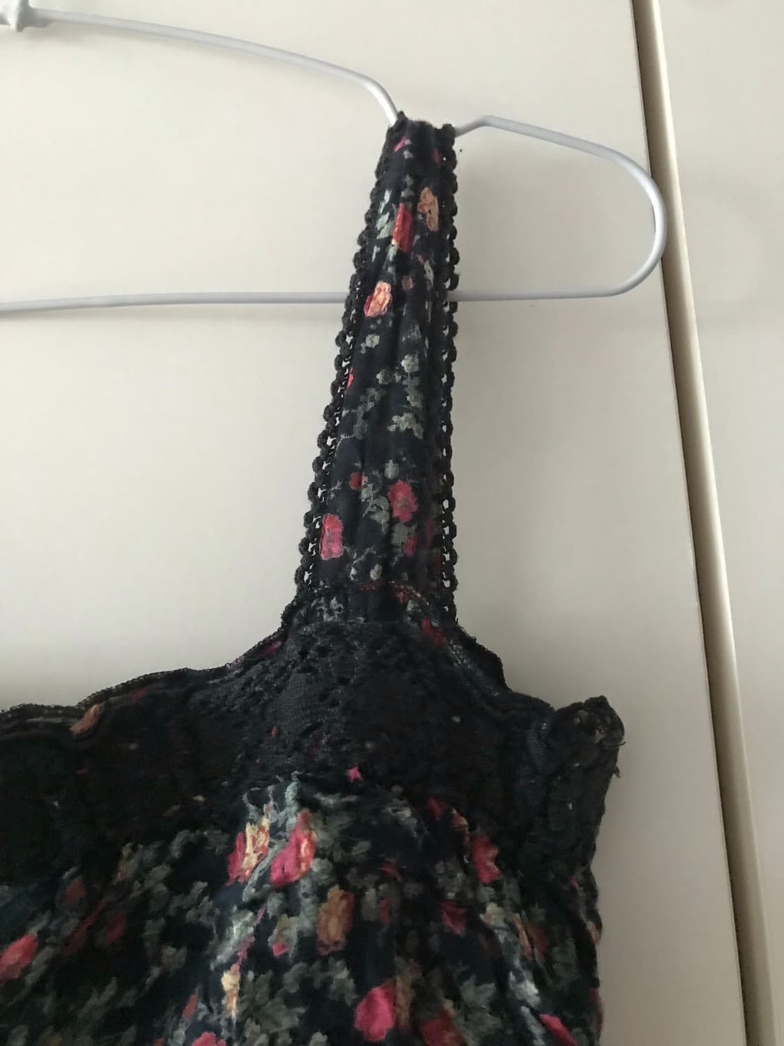 블랙 모리걸 패치 잔꽃 원피스 상품이미지4