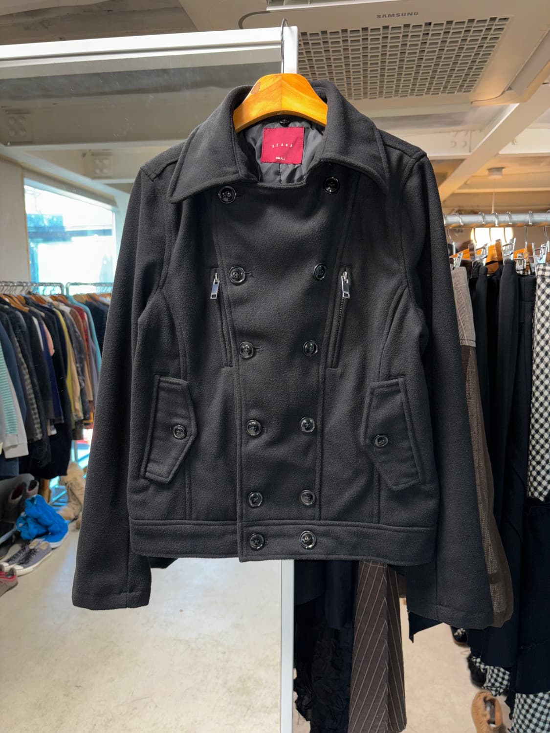 Seana 더블 브레스트 자켓 상품이미지3