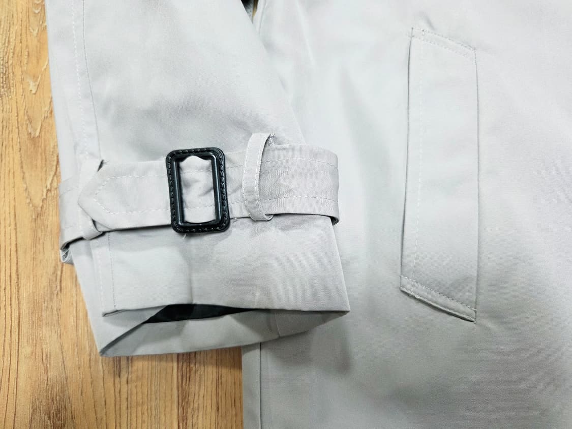 닉앤니콜(NICK NICOLE) 오버핏 더블 스트랩 트렌치코트 프리사이즈 상품이미지8