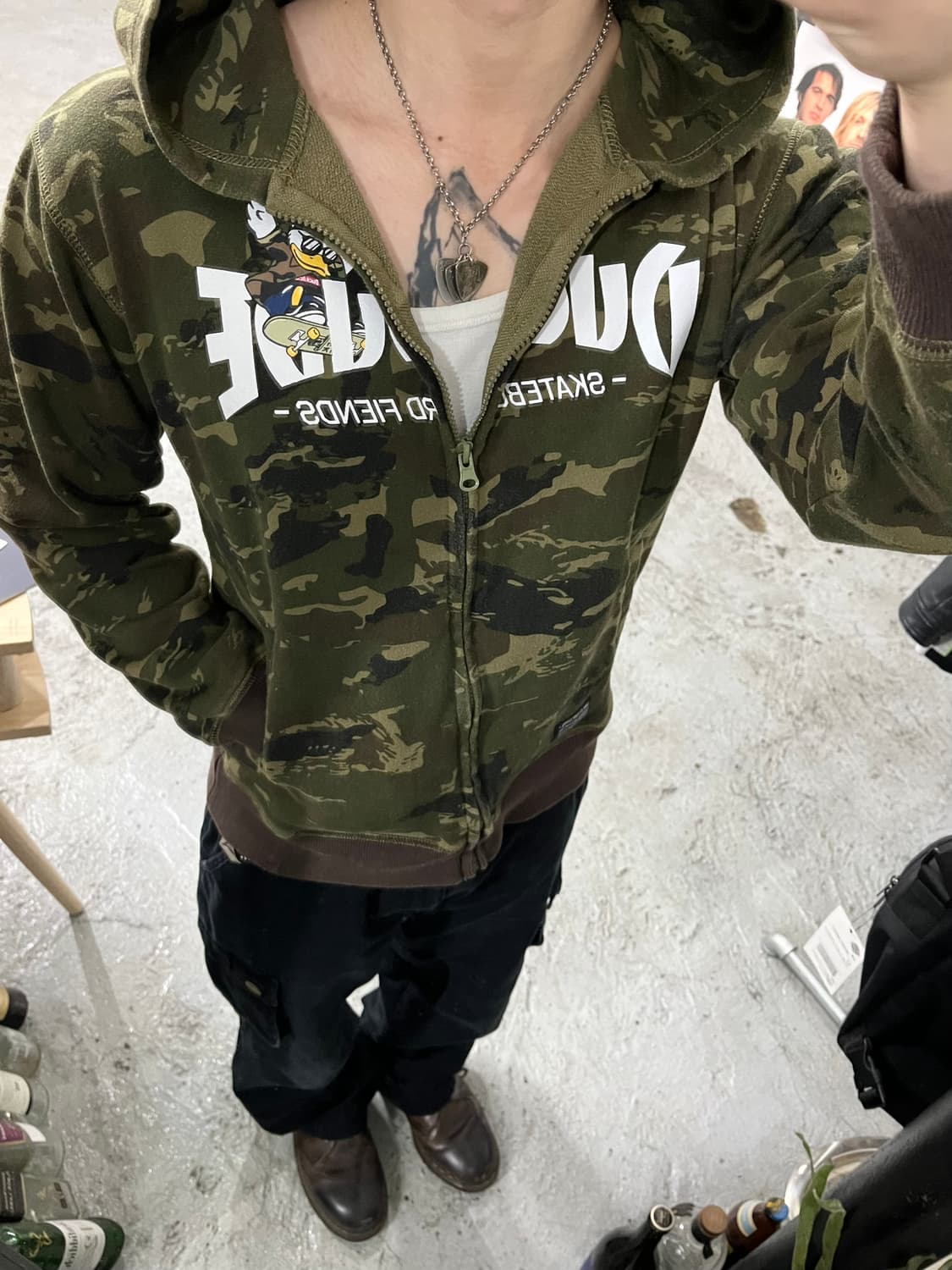 B ONE SOUL camo hood zip up 상품이미지3