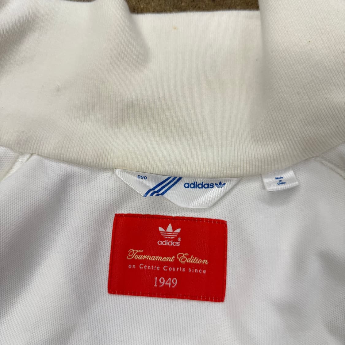 아디다스 토너먼트 에디션 화이트 져지 트랙탑 90 상품이미지5