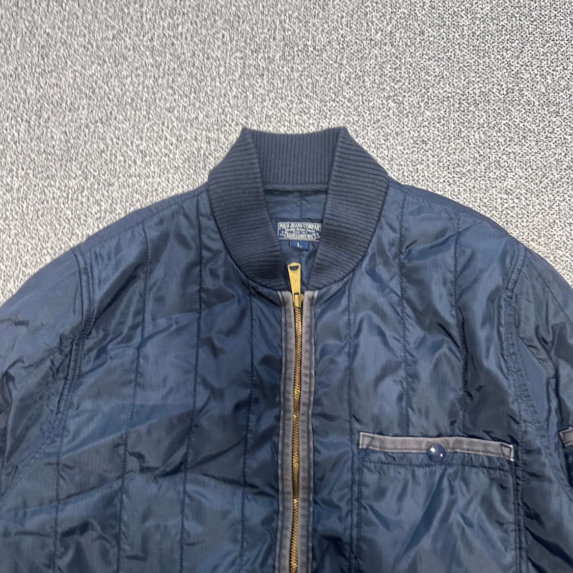 폴로랄프로렌 퀄팅 자켓 네이비 상품이미지2