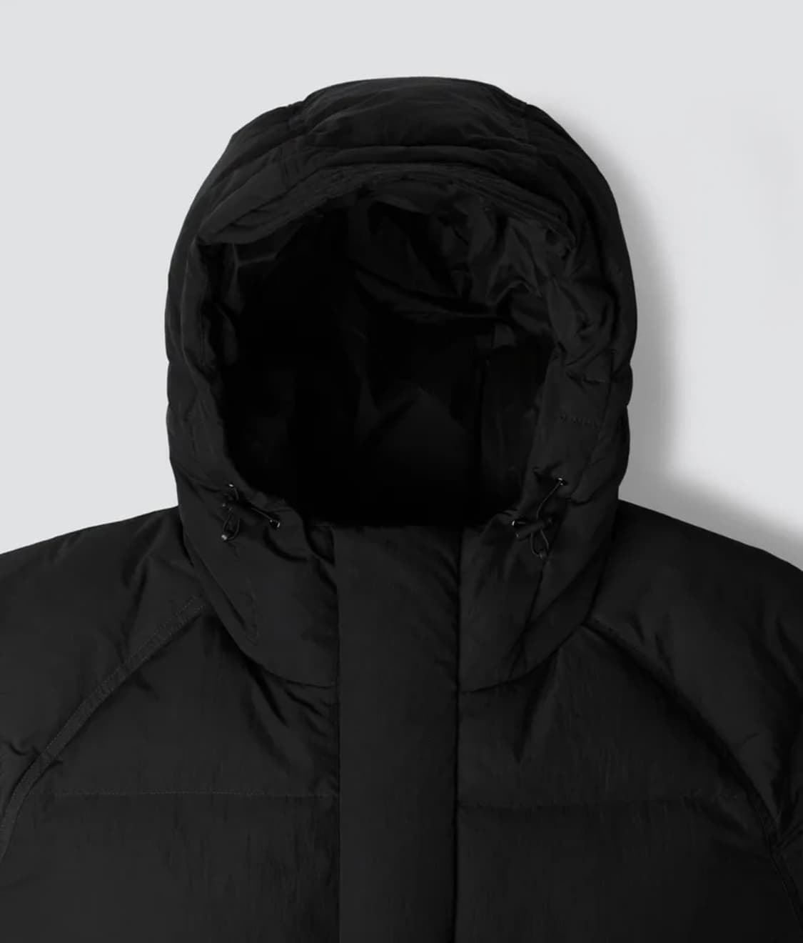 무탠다드 래글런 후디드 다운 숏 패딩 자켓 새상품 상품이미지2