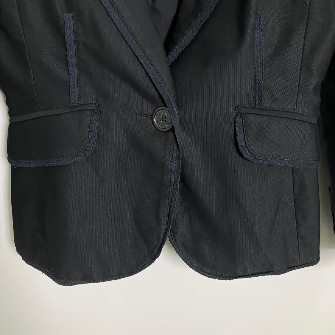 마크제이콥스 블랙 코튼 싱글 블레이저 상품이미지5