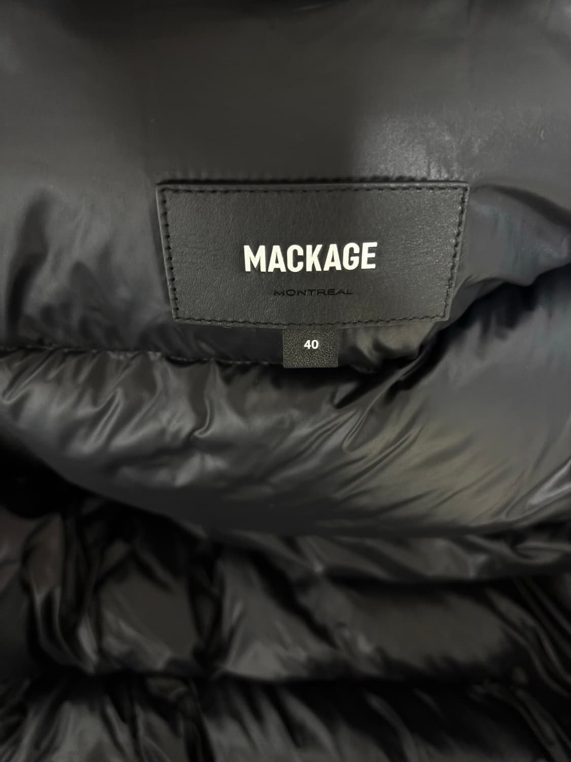 맥케이지 딕슨 패딩 블랙 퍼 [40] 상품이미지5